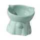 thumbnail image 4 of Comedero elevado para gatos, comedero elevado para gatos hecho de, bebedero para perros pequeños, antideslizante, Verde, 4 of 9