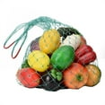 thumbnail image 4 of Fruit Storage Bag Mesh Fruit Bag, 2pcs Home Reusable Mesh Fruit Storage Bag String Grocery Shopping Bags, Nylon, 4 of 8