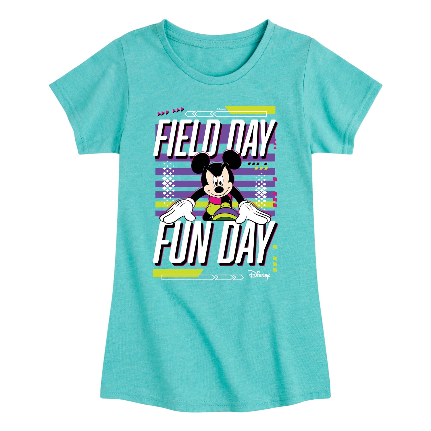 Disney Field Day Fun Day Toddler And Youth Girls Short Sleeve