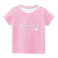 thumbnail image 2 of Edvintorg St. Patrick's Day Summer Toddler Kids Boys Girls T-Shirt Fashion Cute Round Neck Letter Print Short Sleeve Tees Tops 3-14Years Kids Clothes, 2 of 4