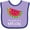 Lavender and Purple, variant on Inktastic I'm One in a Melon Watermelon Humor Boys or Girls Baby Bib