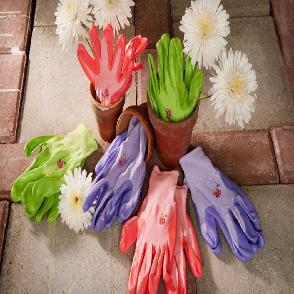 G and F Women's Garden Gloves, 6-Pair Pack, Assorted Colors photo 2