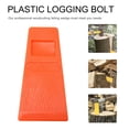 thumbnail image 2 of FONWILYO 4Pcs Orange Plastic Felling Wedge For Lumberjack Tools And Portable Manual Splitter, 2 of 7