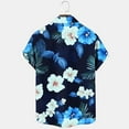 thumbnail image 4 of Awdenio Hawaiian Shirt for Men Flower/Pineapple/Bird Print Hawaiian Short Sleeve Shirt Casual Button Down Tropical Shirt, 4 of 4