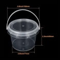 thumbnail image 2 of HLONK 12Pcs Slime Containers with Lids Plastic Clear Slime Storage Containers Small Toy Storage Case with Handles Empty Slime Buckets Thickened Sealed Storage Bucket for Slime DIY Art Cra, 2 of 7