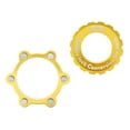 thumbnail image 3 of Adaptador de rotor de freno de disco de buje de bloqueo central de ciclismo para bicicleta Adaptadores de buje de eje pasante para adaptarse a rotores dorado Macarena Adaptador de rotor de freno de bicicleta, 3 of 5
