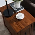 thumbnail image 4 of Leick Furniture Favorite Finds Table d'Appoint en Bois de Style Mission, Brun/russet, 4 of 10