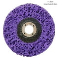 thumbnail image 1 of 5 Pcs Roue de Ponçage pour Enlever la Rouille, Disque de Polissage en Acier Inoxydable, Violet, 115mm, Trou Intérieur 22mm, 1 of 9