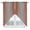 Burnt Orange Grey, variant on Teal Grey Ombre Kitchen Window Curtains, Swag Curtains Valance for Bedroom Living Room Bathroom, Gradient Contemporary Abstract Art Rod Pocket Window Treatment Curtain Block Drapes 2 Panels 28"x36"