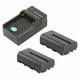 thumbnail image 1 of Batería VILTROX NP-F550 recargable USB-C x2 de 2200 mAh con cargador, 1 of 3