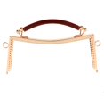thumbnail image 2 of Abbracc Purse Clasps Various Shapes & Sizes Kiss Lock Frame Mixed Metal Handle Findings 2-Gold, 2 of 8