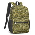 thumbnail image 4 of 17 Inch Lightweight Backpack,PVC Waterproof Oxford Fabric, Ergonomically Designed, with Large Capacity, Camouflage Print, 4 of 5