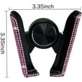 thumbnail image 2 of Adjustable Car Phone Holder - 360 Degree Mount For Dashboard, Windshield & Air Vent, Compatible With Universal Smartphones, 2 of 5