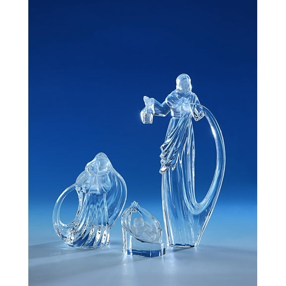 Pack of 2 Clear Loop Nativity Christmas Set 9"