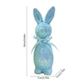 thumbnail image 3 of Adornos de Pascua, regalos de Pascua, adornos de conejito de Pascua con lentejuelas brillantes, decoración para el hogar, jardinería, escaparate, adorno de conejito de espuma, 3 of 6