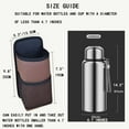 thumbnail image 3 of 2 in 1 Large Cup Holder, 80 oz Auto Water Bottle Holder Bag, Bottles & Big Drinks. Hanging Multi-Function Mini Car Seat Side Organizer, Phones, Stuff Holder with Mesh Pocket for Cars, SUV & Truck, 3 of 7