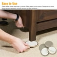 thumbnail image 6 of 32pcs Self-Stick Furniture Sliders, 1.25in Furniture Round Glides for Carpet, Heavy Duty Reusable Self Adhesive Furniture Moving Pads for Furniture Self Adhesive Glider Pads Carpet Sliders, 6 of 8