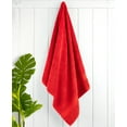 thumbnail image 6 of Cotton Paradise 100% Cotton 4 Piece Turkish Bath Towel Set, Soft Plush Towels Clearance Bathroom Set, Red, 6 of 7
