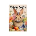 thumbnail image 6 of Flag Clearance! YZEGDCH Pink Happy Easter Garden Flag, 12×18 Inch Banners Spring Yard Outdoor, Easter Eggs Tree Bunny Holiday Lawn Outdoor Flag Easter Decoration, Under 5 Dollars!, 6 of 7