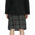 thumbnail image 2 of Vjnyvs Scottish Plaid Kilt Scottish Pleated Tartan Skirt Kilts Clothing Traditional Skirt for Men, 2 of 7