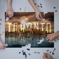 thumbnail image 3 of Toronto, Canada, Cityscape and Reflection, Photography (1000 Piece Puzzle, Size 19x27, Challenging Jigsaw Puzzle for Adults and Family, Made in USA), 3 of 4