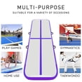 thumbnail image 4 of Fbsport 20cm thickness Purple 8m*1m*0.2m Air Track Floor Home Inflatable Gymnastics Tumbling Mat GYM+Pump, 4 of 5