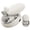 White, variant on Bluetooth Earbuds for Motorcycles – Wireless earphones designed for helmets, featuring 6 hours of battery life and secure-fit silicone ear tips.