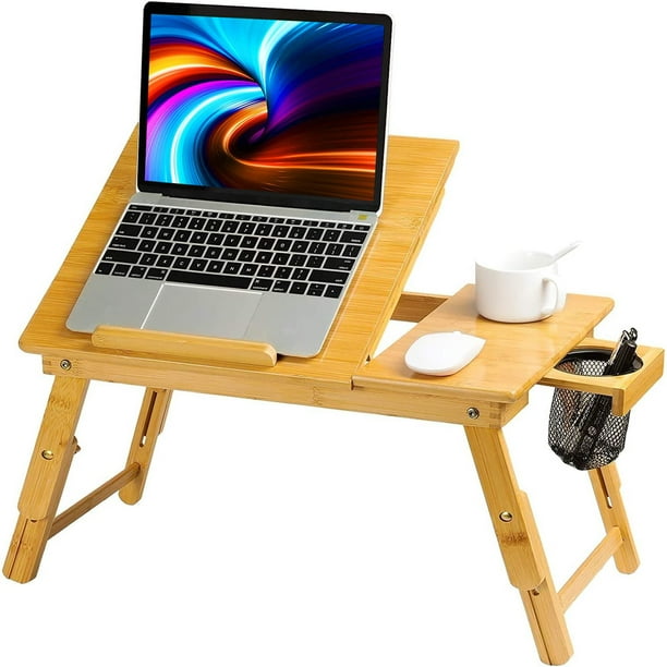 Lap Desk, Laptop Desk Fits up to 15.6 inch, Foldable Bed Tray Breakfast