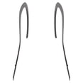 thumbnail image 3 of New Front Left and Front Right Fender Trim Compatible With Mercedes Benz GLA250 Base 4 Cyl 2.0L GLA45 AMG 4Matic 4 Cyl 2.0L 2015-2020 By 1568852322 1568852422 MB1291100 MB1290100, 3 of 8