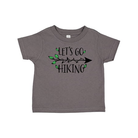 

Inktastic Let s Go Hiking- Arrow and Leaves Gift Toddler Boy or Toddler Girl T-Shirt