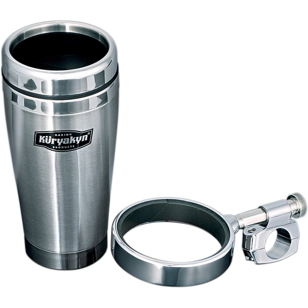 Kuryakyn 1477 Universal Drink Holder w/Stainless Steel Mug Walmart