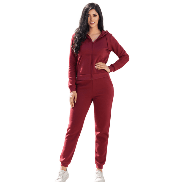 Set Pants y Sudadera Mujer Manga Larga Tallas Extras Oversize Traje Deportivo para Dama Traje De Jogging Chándal con Abrigo y Pantalón