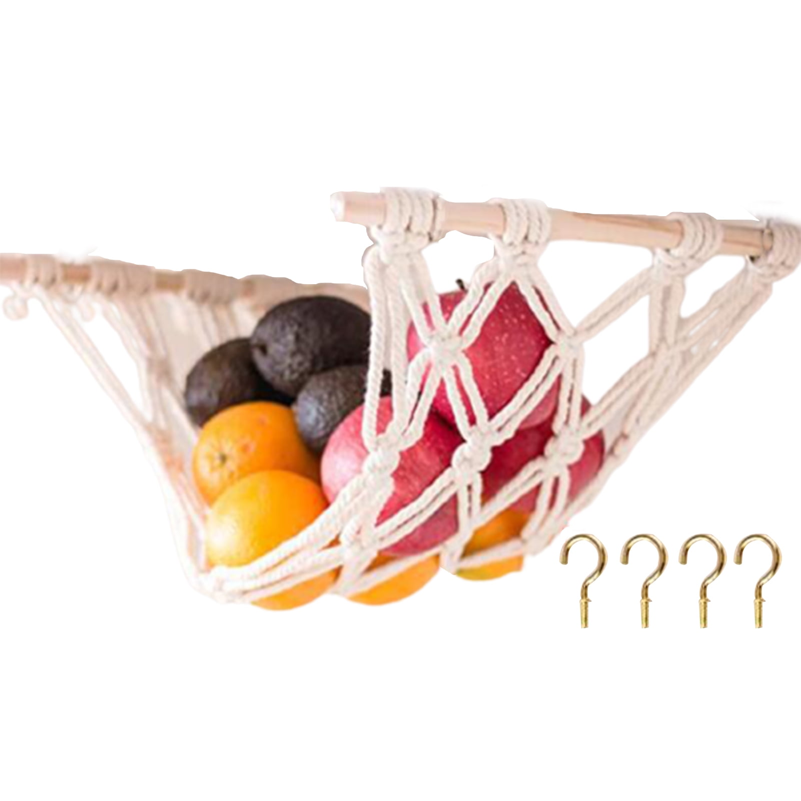 Hammock Handmade Convenient Cotton Rope Hanging Vegetable Fruit