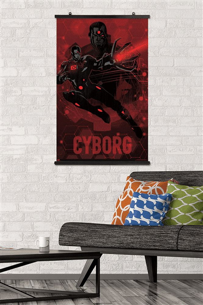 DC Comics: Dark Artistic - Cyborg Wall Poster, 22.375" x 34"