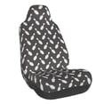 thumbnail image 1 of Wukai Bowling Pins Full Set Car Seat Covers with Soft Padding Universal Auto Front Seats Protector and Cushion Mat, 1 of 5