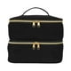 thumbnail image 4 of Bolsa organizadora de esmalte de uñas de doble capa, con capacidad para 30 botellas, bolsa de Estuche de transporte para esmalte de uñas para Negro, 4 of 8