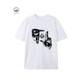 thumbnail image 2 of gesture Print Tee Shirt, Tees for Men, Casual Short Sleeve T-shirt for Summer Tee For Adult, Men, Women, Teen, Teenager, Adolescent, Youth., 2 of 5