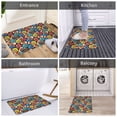 thumbnail image 5 of Vsdgher American Football print Flannel Anti-Slip Floor Mat Comfort Mat Floor Carpet for Decor, Non-Slip, Home, Office, Laundry, Durable, 5 of 5