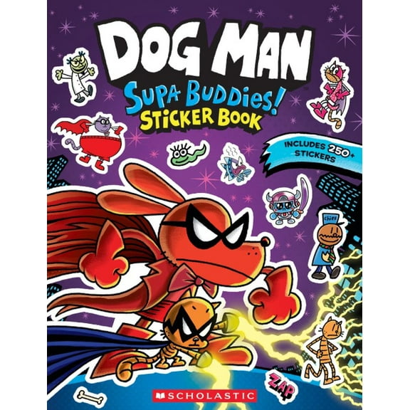 Dog Man: Official Supa Buddies Sticker Book (Paperback)