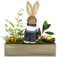 thumbnail image 6 of Northlight Boxed Garden Arrangement with Bunny Easter Decoration - 17.25", 6 of 8