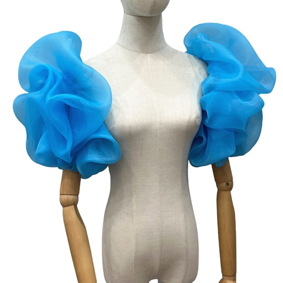 Stylish Bridal Sleeves Puff Sleeves Removeable Decorative Sleeves Arm Covers for Wedding Gowns Evening Party Dress