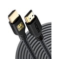 thumbnail image 1 of Cable HDMI PowerBear 4K de 12,2 m/40 pies de alta velocidad con conectores dorados, 1 of 7