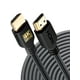 thumbnail image 1 of Cable HDMI PowerBear 4K de 75 pies de alta velocidad con conectores dorados, 1 of 7