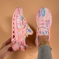 thumbnail image 4 of Espadrilles de Course Camouflage Légères pour Femmes - Maille Respirante et Design à Lacets Confortable pour le Quotidien, 4 of 5