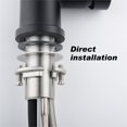 thumbnail image 4 of CRO Decor Touch Kitchen Faucet with Pull Down Sprayer in Matte Black, 4 of 9