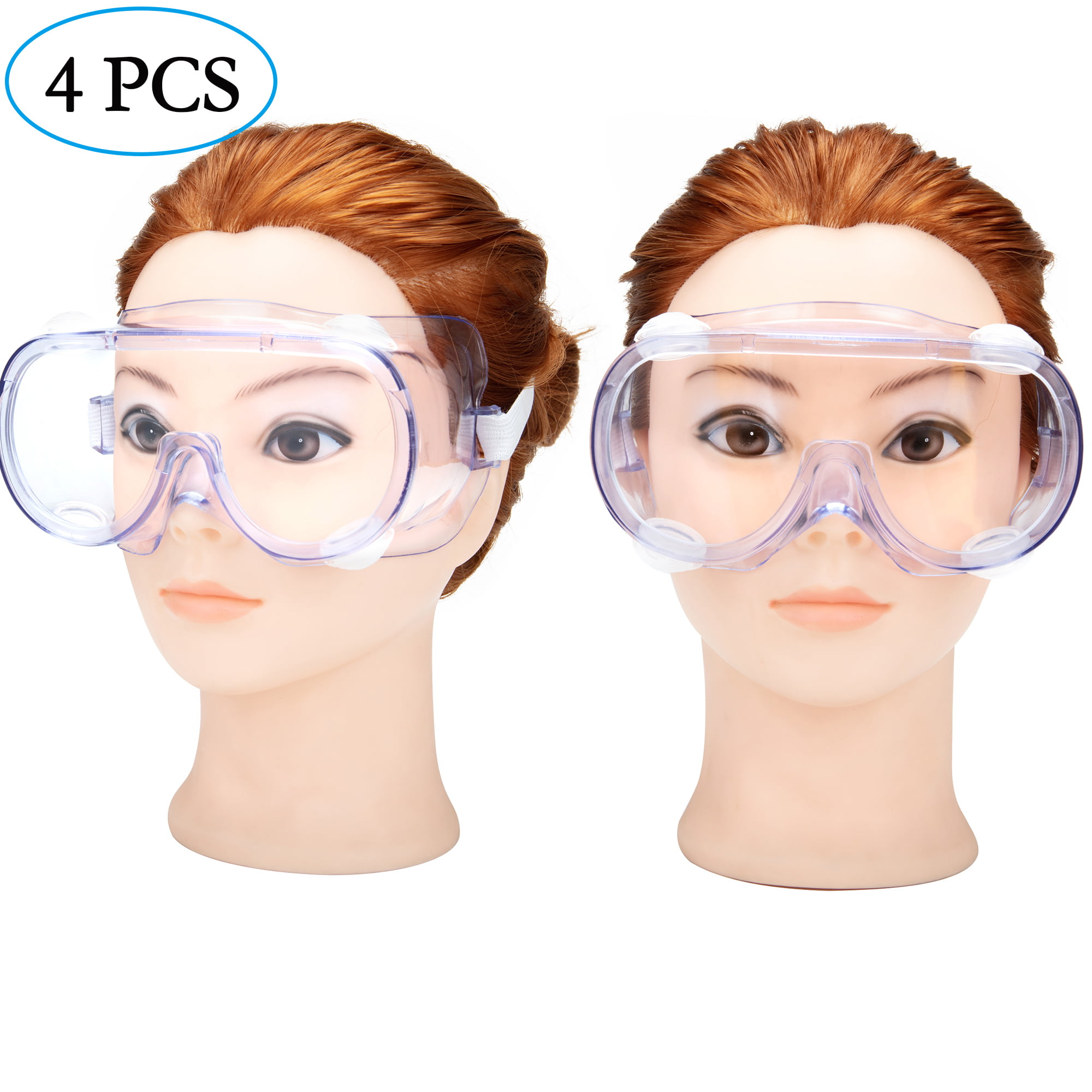 4 Pcs Anti Fog Dust Glasses Safety Gogglesdust Proof Glasses Anti Splash Saliva Eye Protectio 
