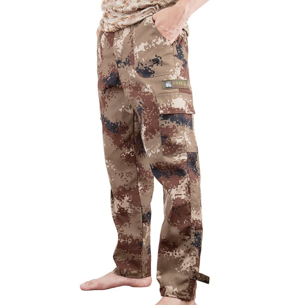 Lelinta - LELINTA Men's Military-Style Camo Cargo BDU Pants Jogger ...