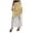 Gold, variant on Women Satin Lace Long Skirt Elastic Waist Silky Lace Trim Midi Skirt Y2k Half Slip Maxi Skirts for Under Dress (Black, M)