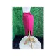 thumbnail image 2 of Falda Sexy De Tubo Abertura En Pierna Para Mujer Ajustada Color Vino Talla Unitalla Marca Emil SaEs, 2 of 4