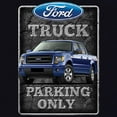 thumbnail image 3 of Tee Hunt Ford Truck Parking Only T-Shirt Pickup Truck Built Ford Tough Mens Shirt, Ash Gray, Medium, 3 of 5